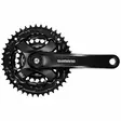 Kampipari SHIMANO FC-M501 22/32/42 170mm alu syvyys 5mm musta - Duell polkupyörien varaosat ja tarvikkeet - 58221 - 1