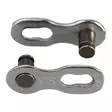 Ketjulukko KMC MissingLink 9R Silver EPT 11/128" tappi 6.6mm 2kpl/pkt - Duell polkupyörien varaosat ja tarvikkeet - 8231 - 1