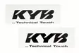 KYB Sticker Front Fork (Pair) KYB by TT black - Duell MP varaosat ja tarvikkeet - 72151 - 1