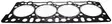 Orbitrade cylinder head gasket - Duell venetarvikkeet - 137181 - 1