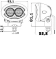 Osculati LED Roll-Bar Valoheitin 4.5W - Duell venetarvikkeet - 7881 - 1