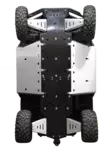 Polaris Ranger 900 Diesel / 800 HO Alumiini+Muovi-combo pohjapanssarisarja - Polaris Pohjapanssarit - 251 - 1