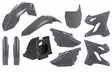 Polisport kit Yamaha YZ125/250(02-21)Resty w/18 fork guards(08->) Nardo Grey (1 - Duell MP varaosat ja tarvikkeet - 129851 - 1