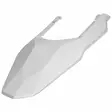 Polisport rear fender Gas Gas EC125 12-15 /EC-E200/250/300 12-17 White (10) - Duell MP varaosat ja tarvikkeet - 130221 - 1