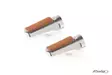 Puig Footpegs Vintage+Rubber Rig/Left C/Silver - Duell MP varaosat ja tarvikkeet - 90601 - 1