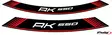 Puig Kit 8 Rim Strips Kymco Ak550 C/Red - Duell MP varaosat ja tarvikkeet - 91071 - 1