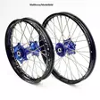 REX WHEELS 21-1,60 YZ 125/250 93-..,YZF250/450 93-13 MUSTA VANNE/SININEN NAPA 2 - Duell MP varaosat ja tarvikkeet - 63801 - 1