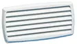 Ritilä ABS 201x101mm musta - Duell venetarvikkeet - 4191 - 1