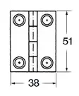 S.S Sarana 51x38mm - Duell venetarvikkeet - 6001 - 1