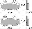 Sbs Jarrupalat Ceramic - Duell MP varaosat ja tarvikkeet - 123801 - 1