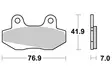 Sbs Jarrupalat Ceramic - Duell MP varaosat ja tarvikkeet - 123891 - 1