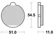 Sbs Jarrupalat Ceramic - Duell MP varaosat ja tarvikkeet - 124001 - 1
