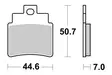 Sbs Jarrupalat Racing Sintered - Duell MP varaosat ja tarvikkeet - 123331 - 1