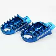 Scar Evolution Footpegs - Kawasaki Blue color - Duell MP varaosat ja tarvikkeet - 76081 - 1