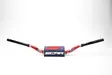 Scar Handlebar O² COLOR Ø28,6 (1 1/8”) - HIGH - RED Bar - DARK BLUE Bar pad - Duell MP varaosat ja tarvikkeet - 75261 - 1