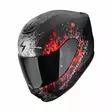 SCORPION Helmet EXO-391 WOLF Matt Black-Red, M - Duell ajovarusteet - 49751 - 1