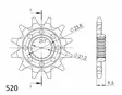 Supersprox Eturatas SU RM-Z450 -12 z12 - Duell MP varaosat ja tarvikkeet - 119271 - 1