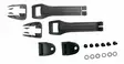 TCX COMP Junior Strap kit black/white 2pcs - Duell ajovarusteet - 47401 - 1