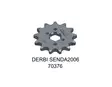 Tec-X Eturatas 13 hammasta (420) Derbi Senda 00- / Aprilia 06- / Gilera 03- - Duell mopojen varaosat ja tarvikkeet - 119441 - 1