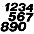 TMV MX Digits 150mm Black '5' (3pcs) - Duell MP varaosat ja tarvikkeet - 87481 - 1