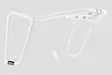 Yakk EXP Crash bar upper Honda XL750 Transalp (23-) white - Duell MP varaosat ja tarvikkeet - 100691 - 1