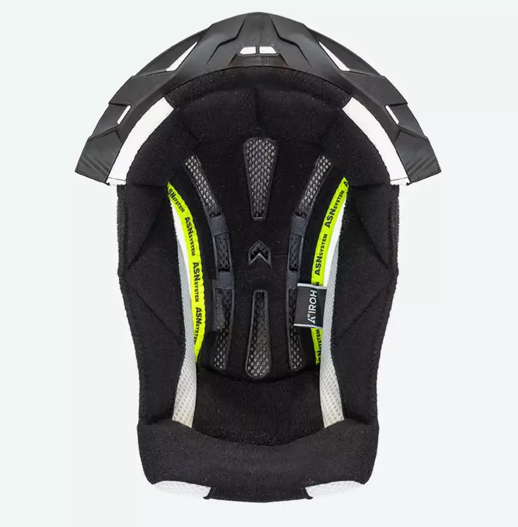Airoh Aviator Ace 2 Crown padding Black sup. L 10+5mm - Duell ajovarusteet - 59192 - 1