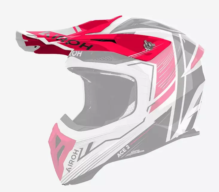 Airoh Aviator Ace 2 Peak Engine Red Gloss - Duell ajovarusteet - 59202 - 1
