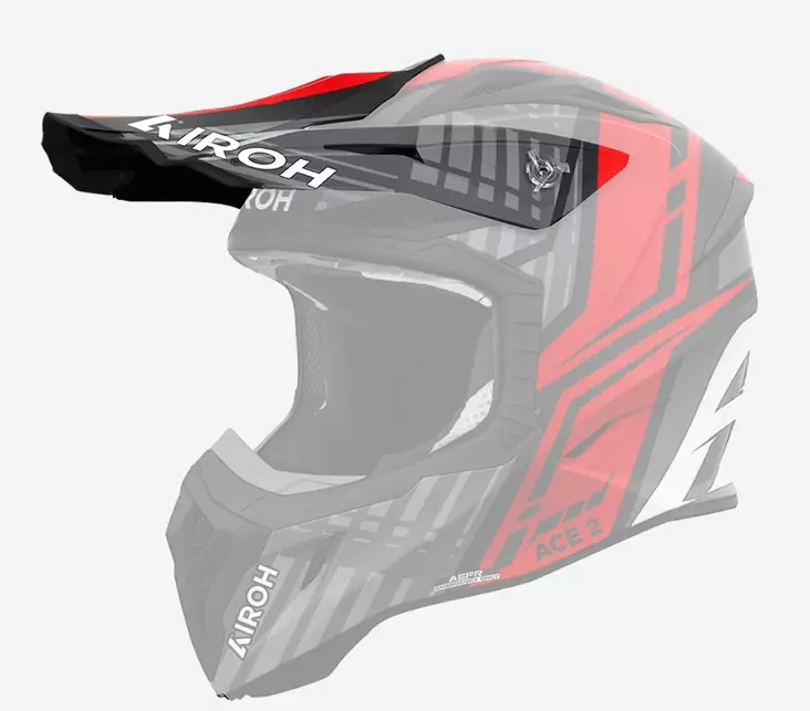 Airoh Aviator Ace 2 Peak Proud Red Matt - Duell ajovarusteet - 59742 - 1