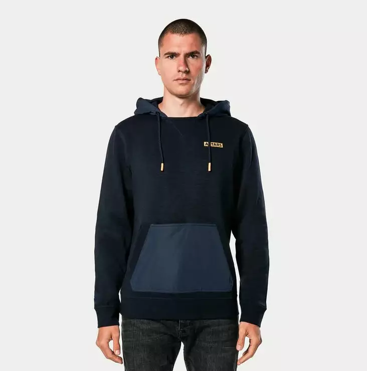 Alpinestars Hoodie Rooted Tummansininen, XL - Duell ajovarusteet - 35632 - 1