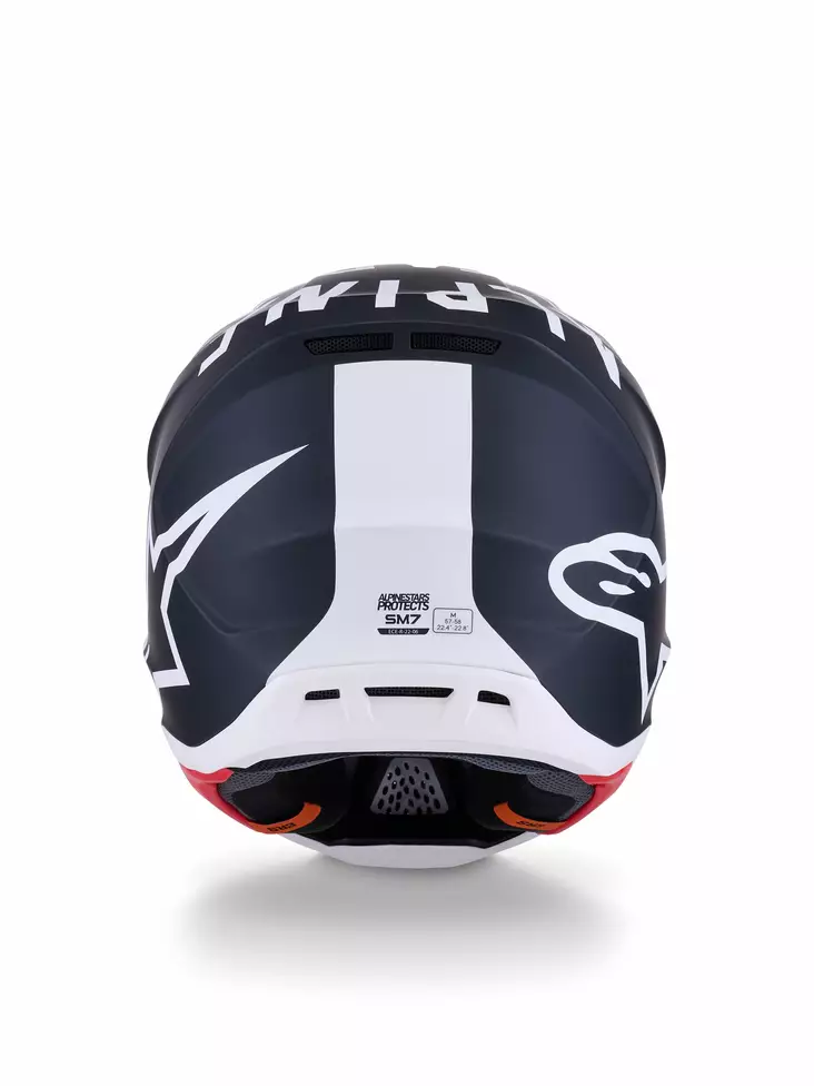 Alpinestars Kypärä S-M7 Dasher Musta/Valkoinen, S - Duell ajovarusteet - 36772 - 1