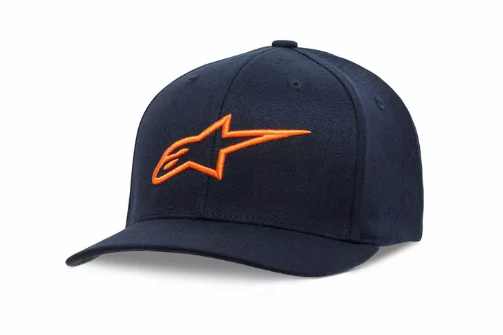Alpinestars lippis Ageless Curve, blue/orange S/M - Duell ajovarusteet - 35932 - 1