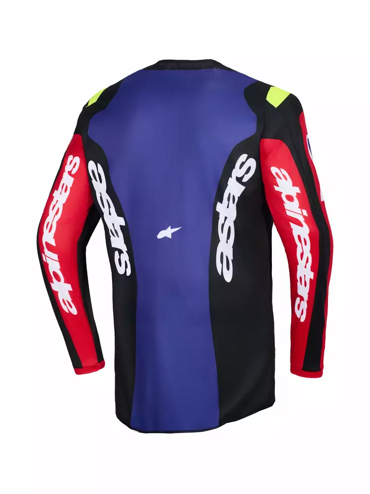 Alpinestars Paita Fluid Grid Punainen/Musta/Lila L - Duell ajovarusteet - 42812 - 1