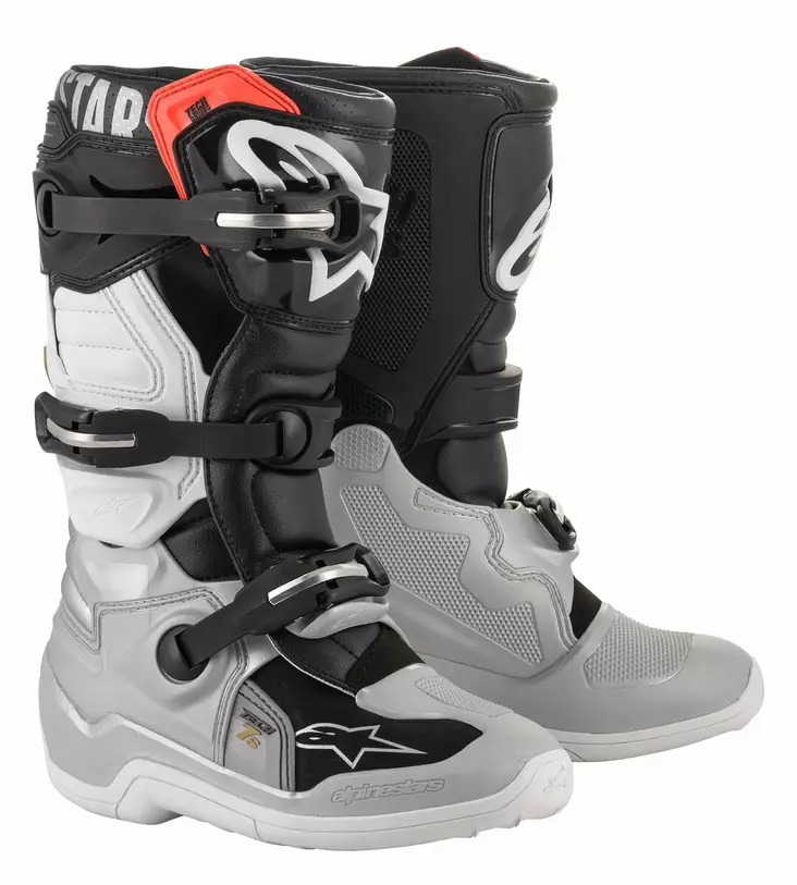 Alpinestars Saapas Tech 7s junior Musta/Hopea/Valk/Kulta 35,5 (3) - Duell ajovarusteet - 38712 - 1
