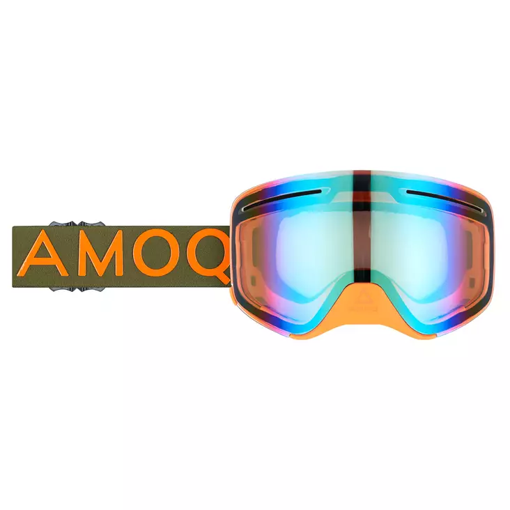 AMOQ Vision Vent+ Magnetic Ajolasit Military Vihreä/Oranssi - Kulta Peili - Duell ajovarusteet - 52872 - 1