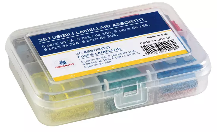 Assorted blade fuses 36pcs - Duell venetarvikkeet - 7182 - 1