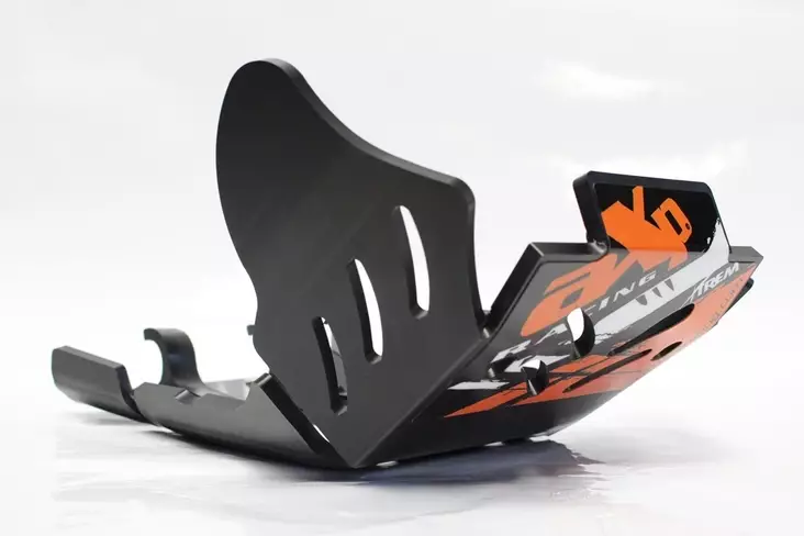 AXP Xtrem HDPE Skid Plate Black KTM EXCF250/EXCF350 17-23 - Duell MP varaosat ja tarvikkeet - 86682 - 1