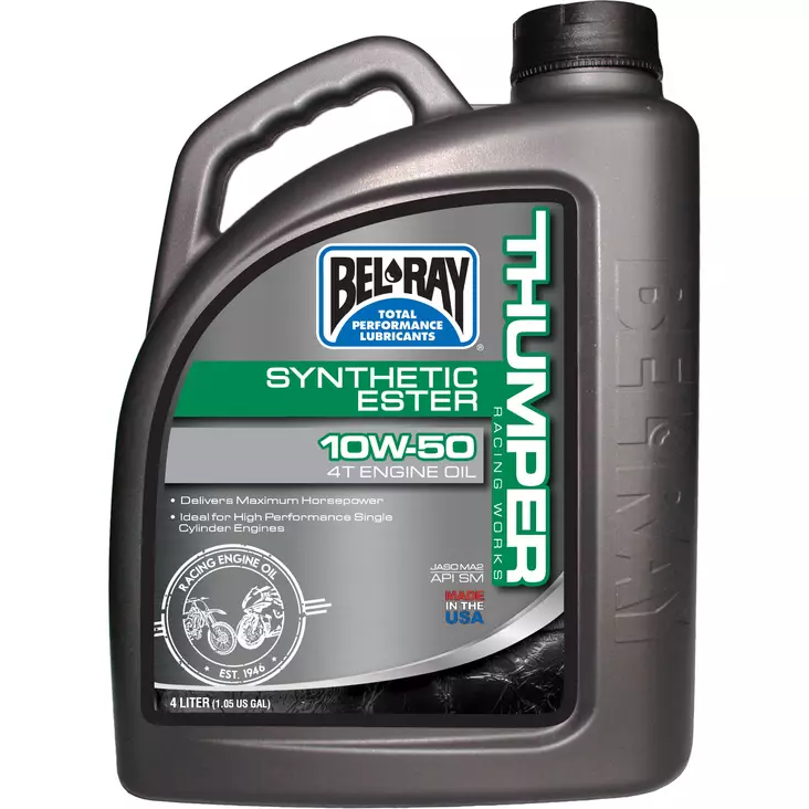 Bel-Ray Thumper® Racing Works Synthetic Ester 4T 10W-50 4L - Duell öljyt ja muut nesteet - 62692 - 1