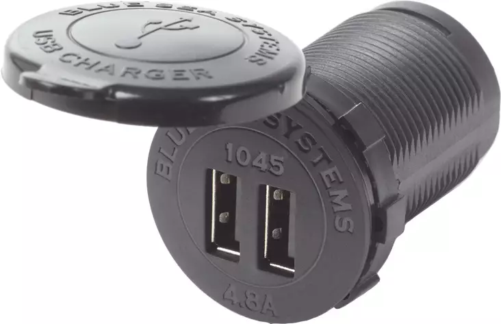 Blue Sea Fast charge 4.8A Dual chargers - Duell venetarvikkeet - 132222 - 1