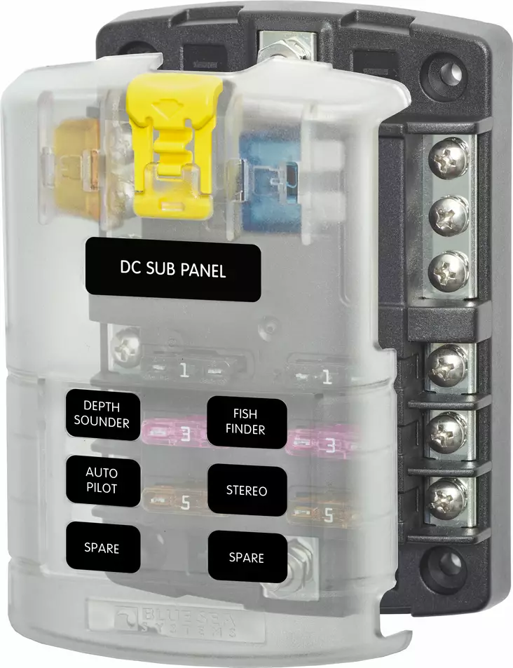 Blue Sea ST Blade Common source Fuse Blocks - Duell venetarvikkeet - 132542 - 1