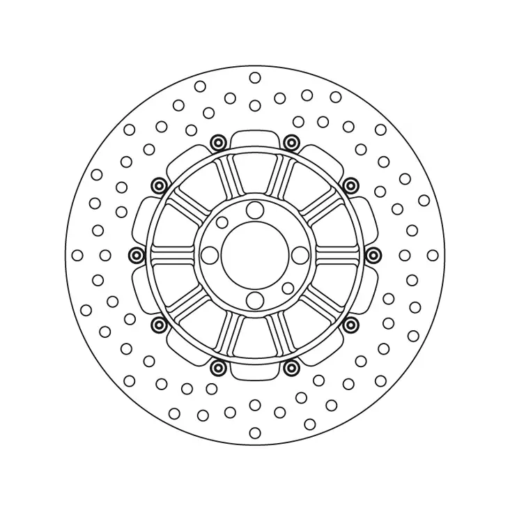 Brembo Serie Oro jarrulevy - Duell MP varaosat ja tarvikkeet - 121962 - 1