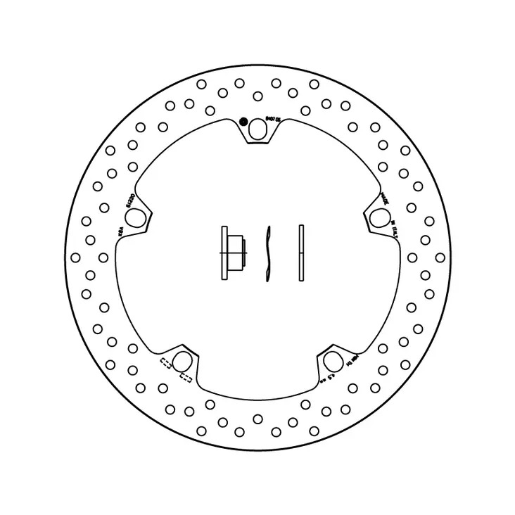 Brembo Serie Oro jarrulevy - Duell MP varaosat ja tarvikkeet - 122102 - 1