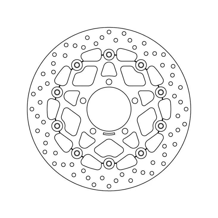 Brembo Serie Oro jarrulevy kelluva - Duell MP varaosat ja tarvikkeet - 121392 - 1