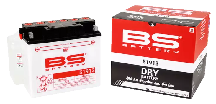 BS Battery 51913 (cp) Conventional Dry charged - Duell muut varaosat ja tarvikkeet - 131422 - 1