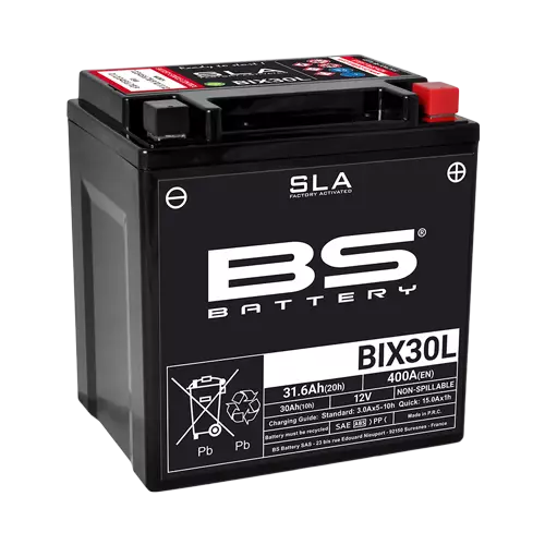 BS Battery BIX30L (FA) SLA - Sealed & Activated - Duell muut varaosat ja tarvikkeet - 131472 - 1