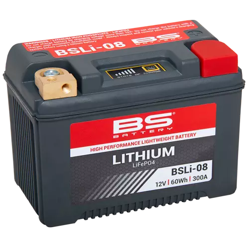 BS Battery BSLI-08 Lithiumakku - Duell muut varaosat ja tarvikkeet - 131752 - 1