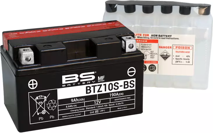 BS Battery BTZ10S-BS MF (cp) Maintenance Free - Duell muut varaosat ja tarvikkeet - 131822 - 1