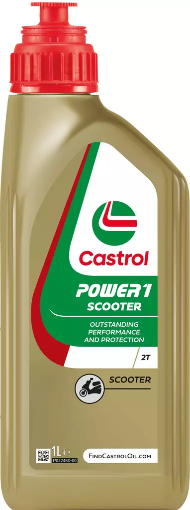 Castrol Power1 Scooter 2T 1L (12) - Duell öljyt ja muut nesteet - 62162 - 1