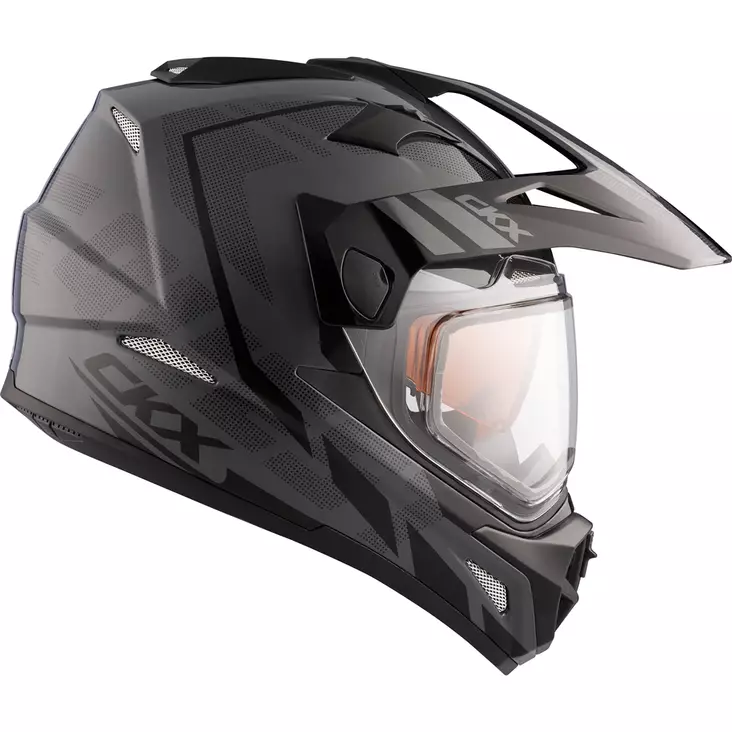 CKX Kypärä QUEST RSV Moosek Sähkövisiirillä Harmaa XS - Duell ajovarusteet - 60042 - 1