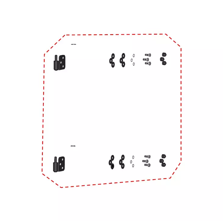 DFK Oven Saranasarja Vasen CFMoto Uforce 600 - Duell ATV varaosat ja tarvikkeet - 29512 - 1