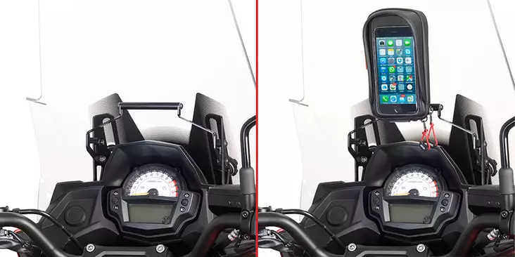 Givi FAIRING UPP. BRACK. FOR S902A/GPS HOLD. - Duell MP varaosat ja tarvikkeet - 100532 - 1